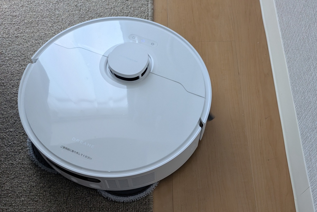 【ロボット掃除機 Dreame (ドリーミー) D20 Ultra のデメリット・気になる所】カーペットやラグの境目は注意が必要